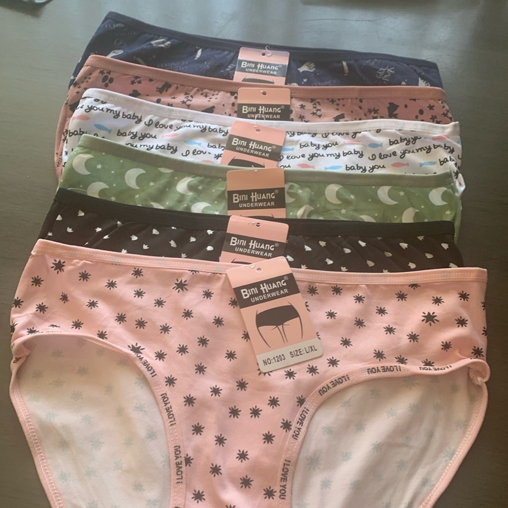 6 Pack Ladies Panties.